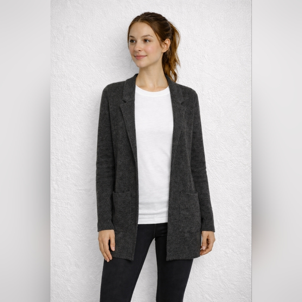 J. Crew Size XS Gray 100% Merino Wool Cardigan --p